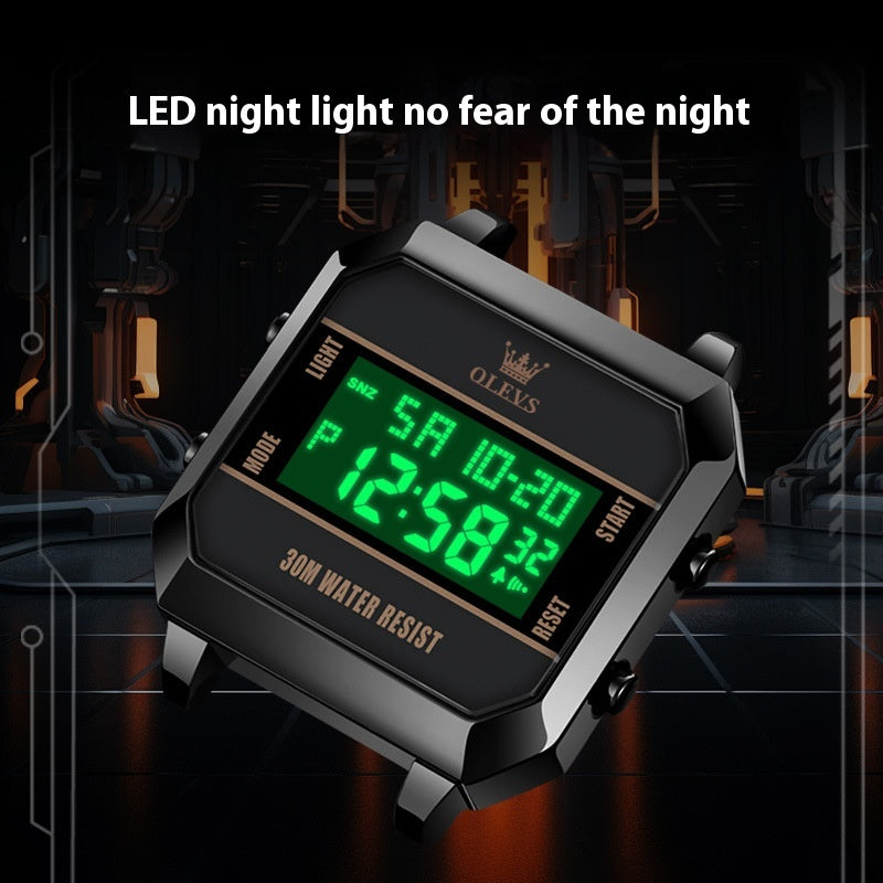 Montre électronique Multifonctionnel pour enfants Montre homme