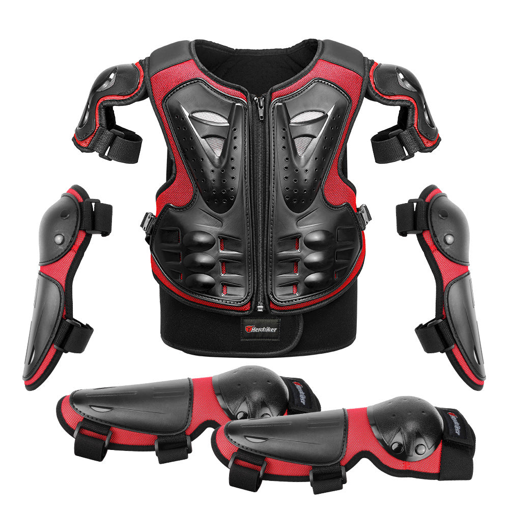 Jeu de cinq pièces de blindage pour enfants de moto