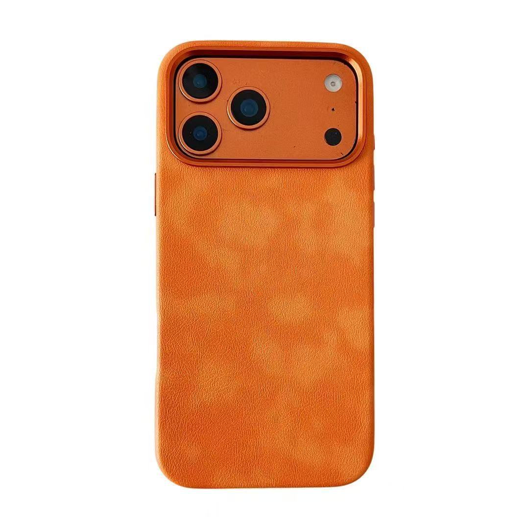 Boîte de téléphone en cuir véritable magnétique Drop Proof