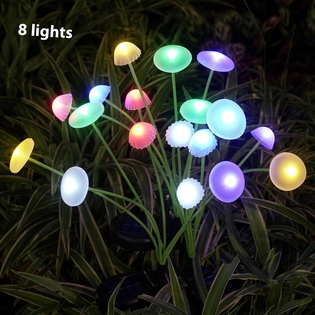 Solaire Jellyfish Lampe Jardin Balcon Décoration Mushroom Sol Outlet Lampe de pelouse