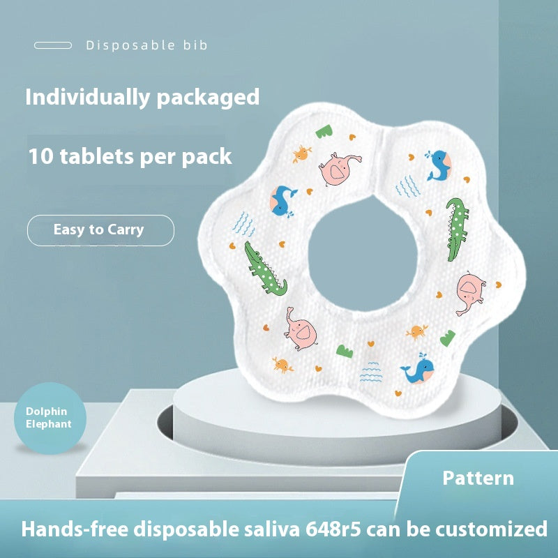 Serviette de salive jetable bébé mange bib