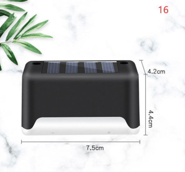 Mise à niveau de lampe solaire LED étanche lumières de pont solaire Solar Step lumière extérieure pour Pat