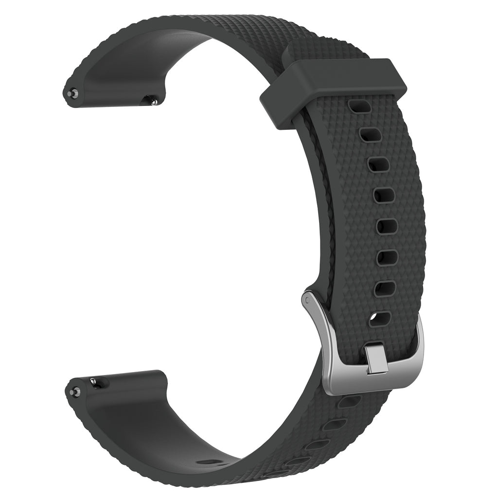 Bracelet de sport en acier silicone texturé