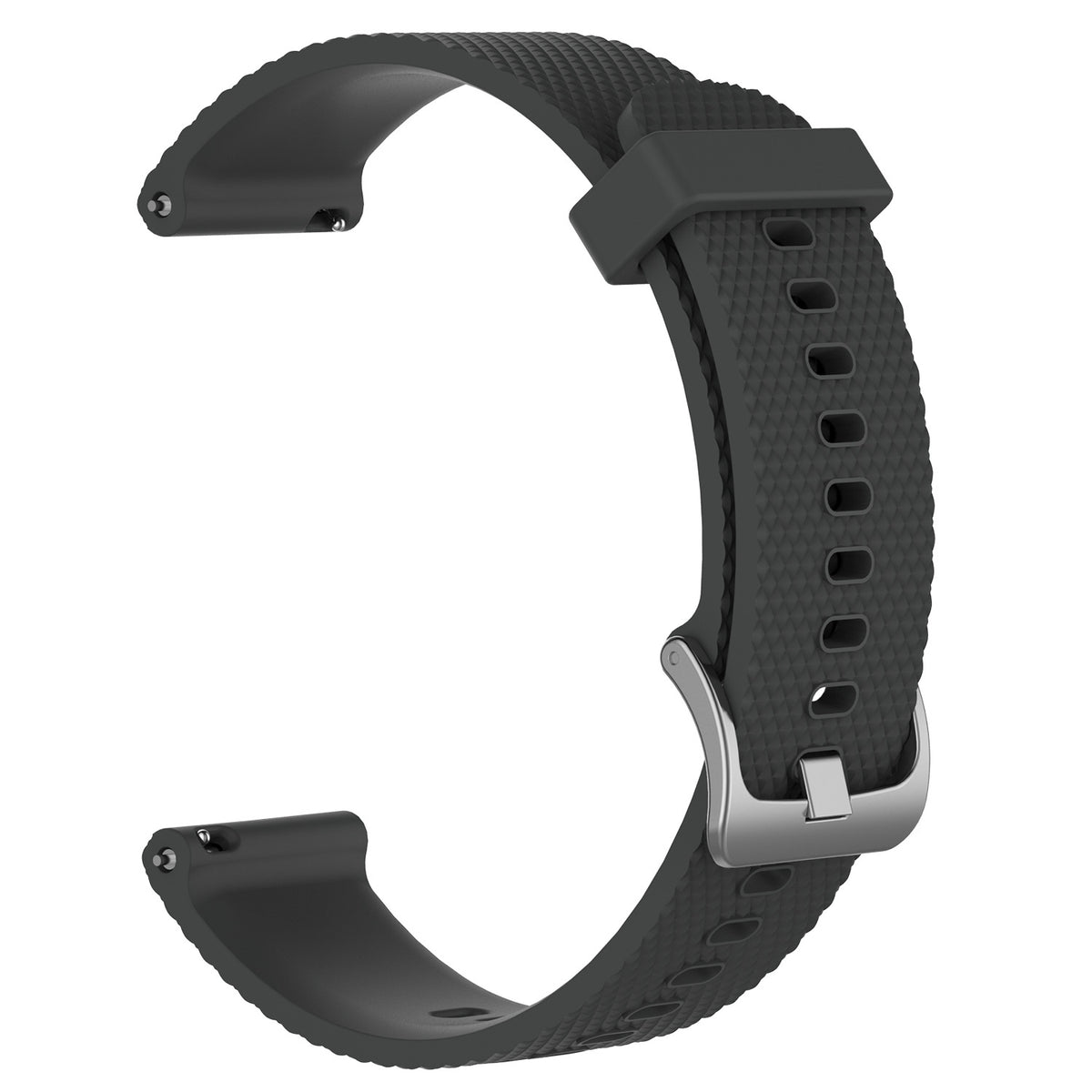 Bracelet de sport en acier silicone texturé