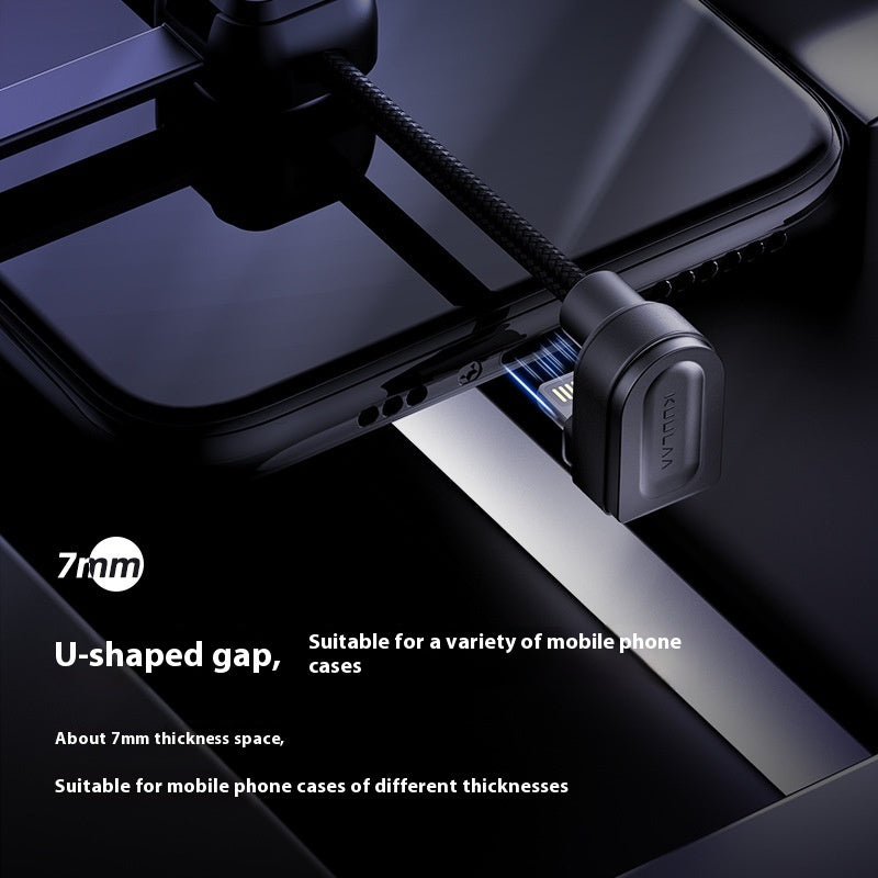 U-shaped Type-C Nylon Braided Charging Data Cable