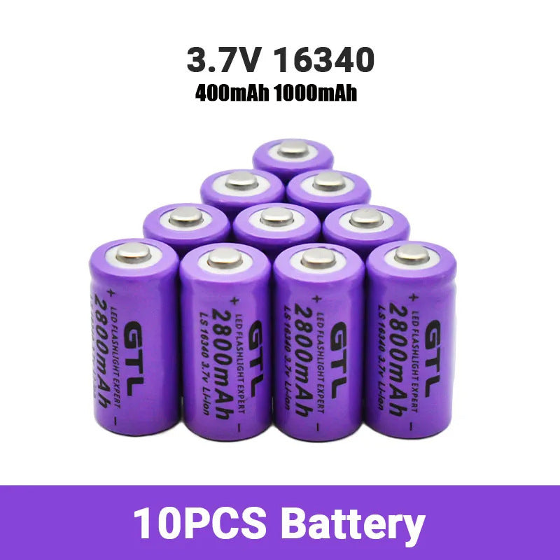 Batterie au lithium CR123A à laser Mier Power Torch