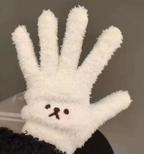 Gants d'ours - White-1 paire