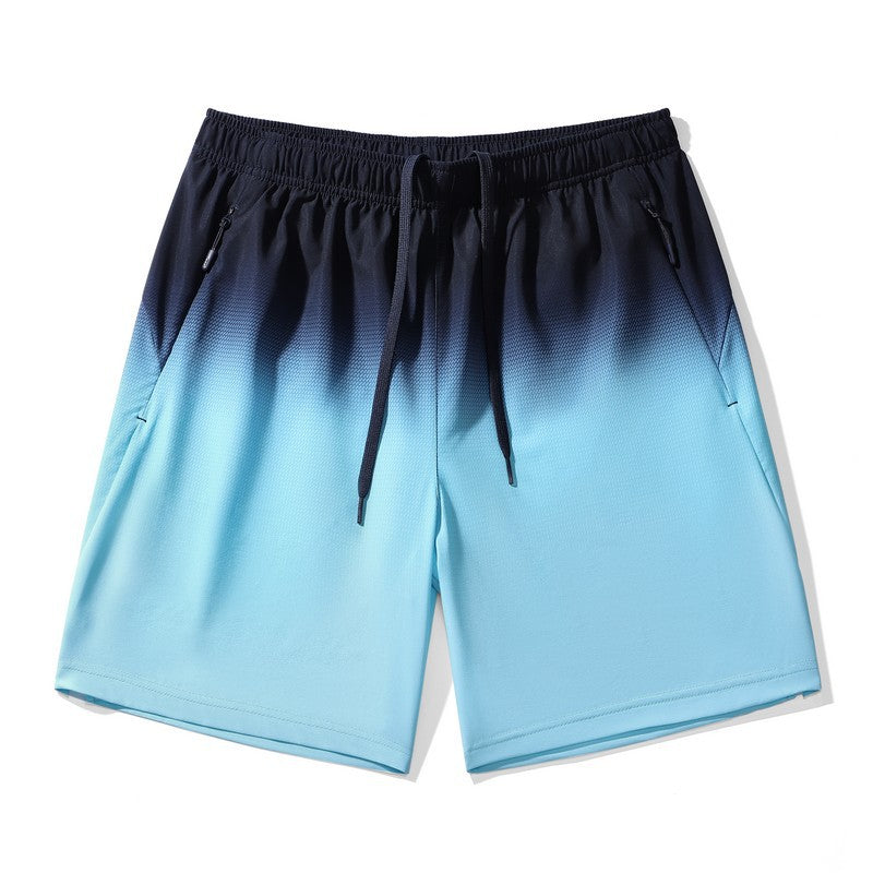 Short en soie de glace mince d'été pour hommes
