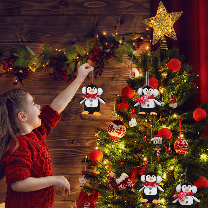 Décorations de Noël Penguin Petite poupée