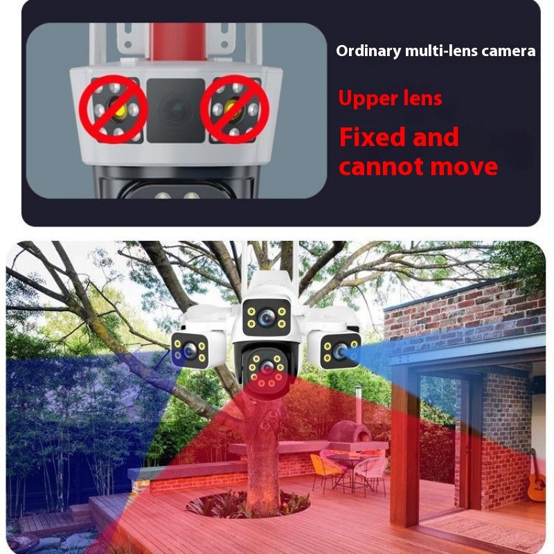 Caméra de surveillance en plein air sans fil Wi-Fi