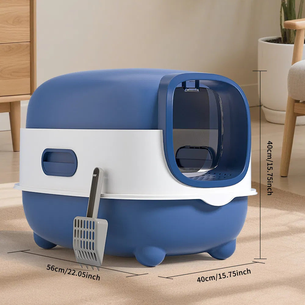 Boîte à litière à haute capacité et Odor-Lock