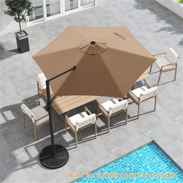 9x8.2FT Cantilever Patio Umbrella