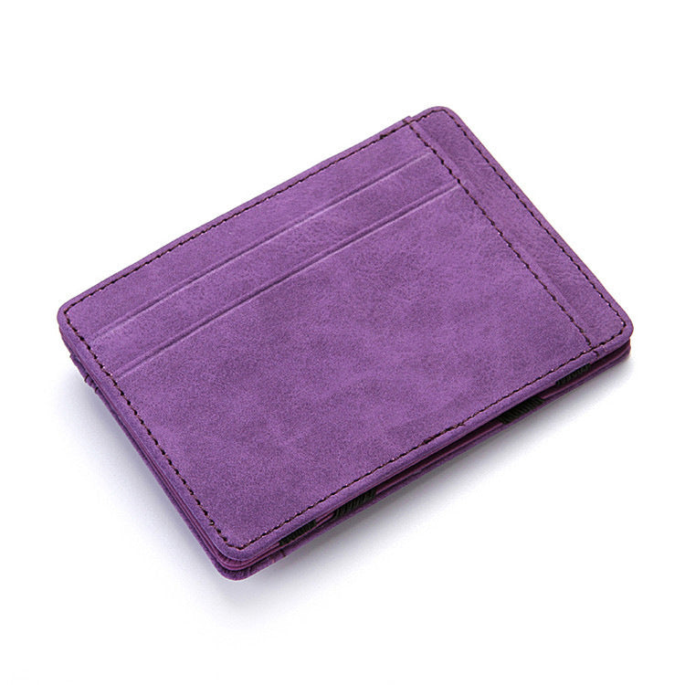 Porte-cartes de Wallet Magic Creative PU pour Homme