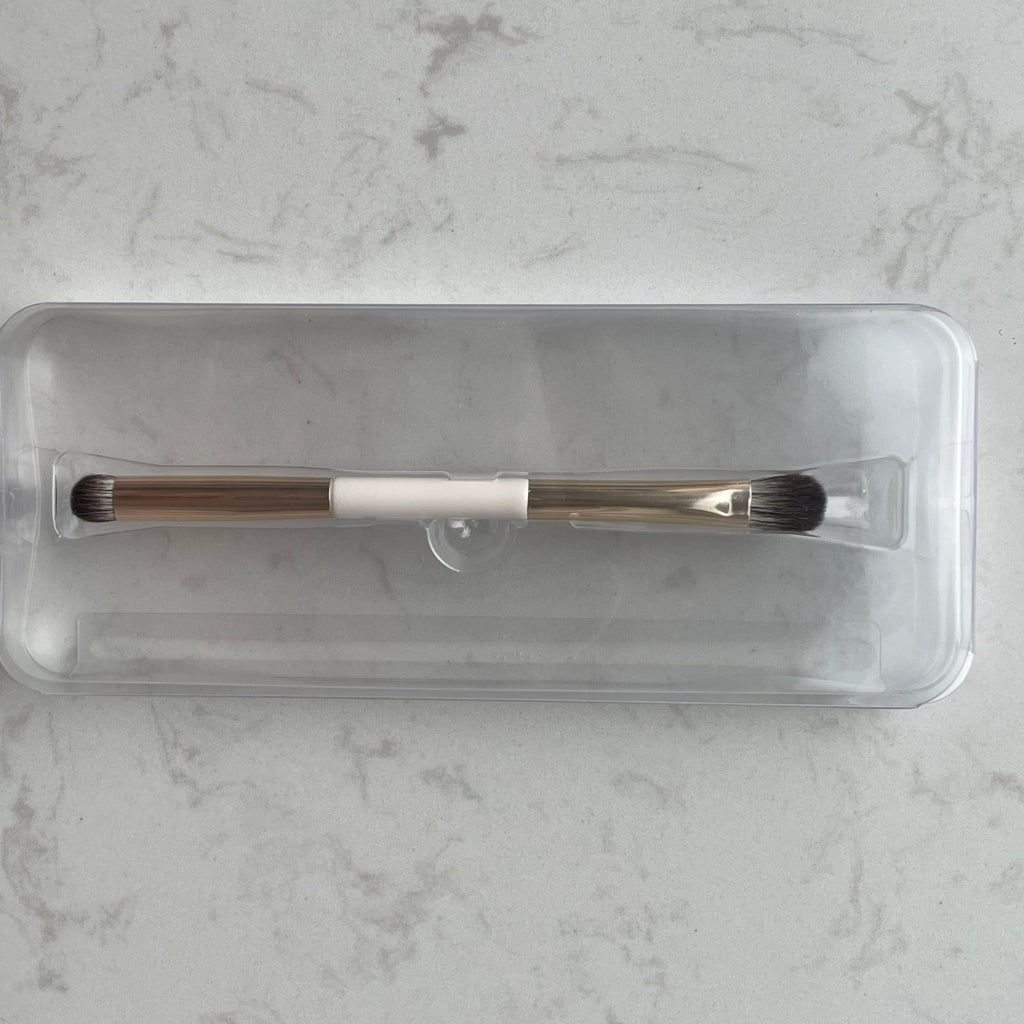 Brosse de mélange de paupières à double extrémité