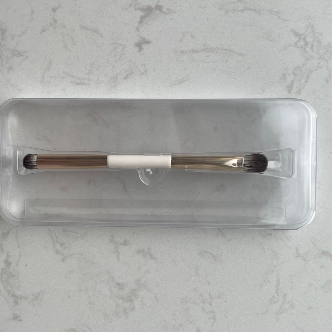 Brosse de mélange de paupières à double extrémité