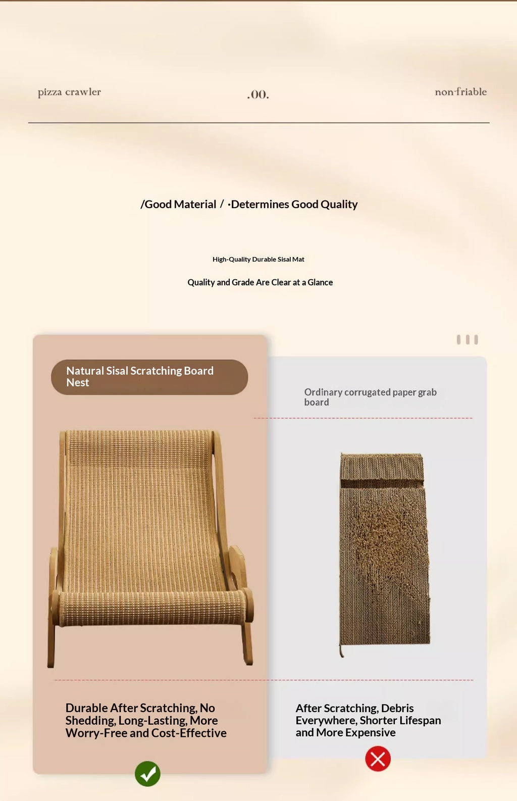 Sisal Cat Scratcher Bed Lounge