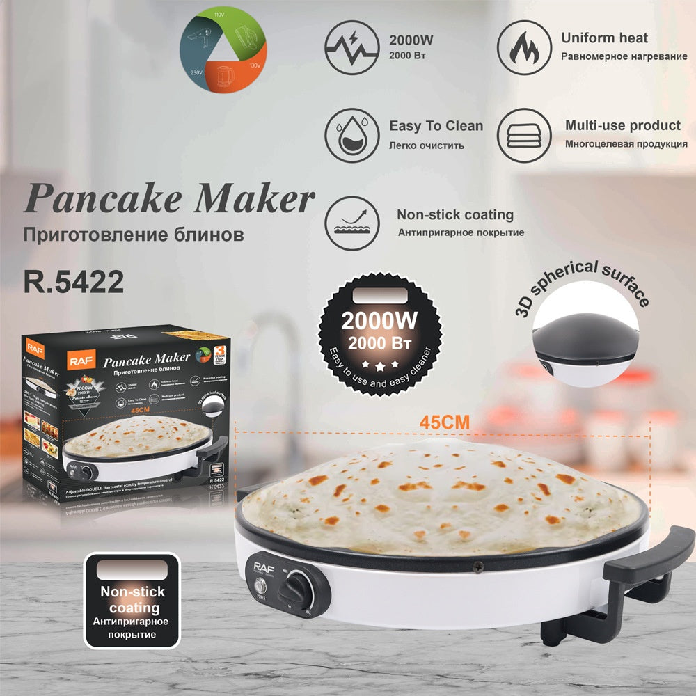 Homemade Naan Bread Tortilla Breakfast Sandwich Maker