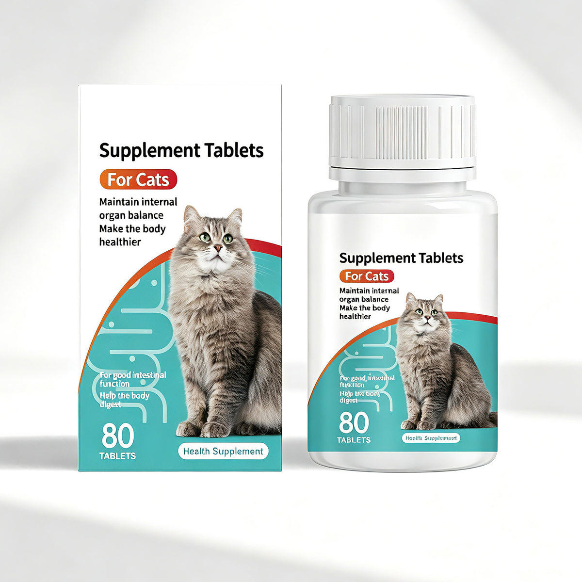 Cat Probiotic Supplement Tablets