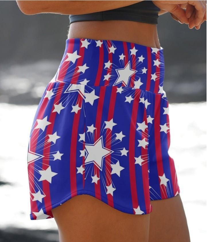 Le short haute portée des femmes avec des motifs crâne et léopard imprimés