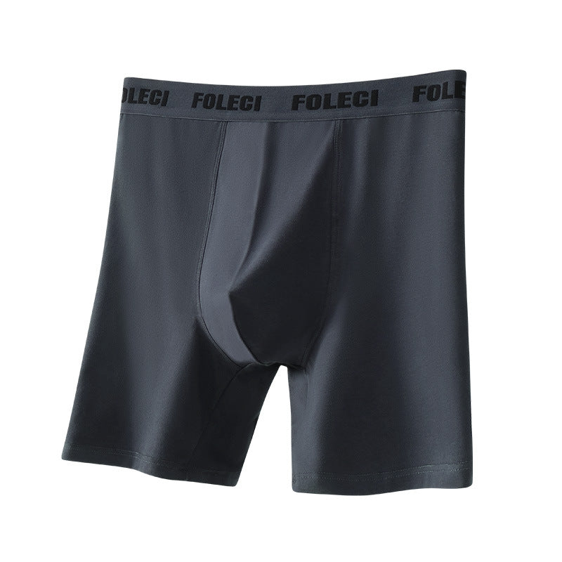 Sous-vêtements de sport allongés pour hommes Slips anti-wear pour jambes Pure Coton Respirant