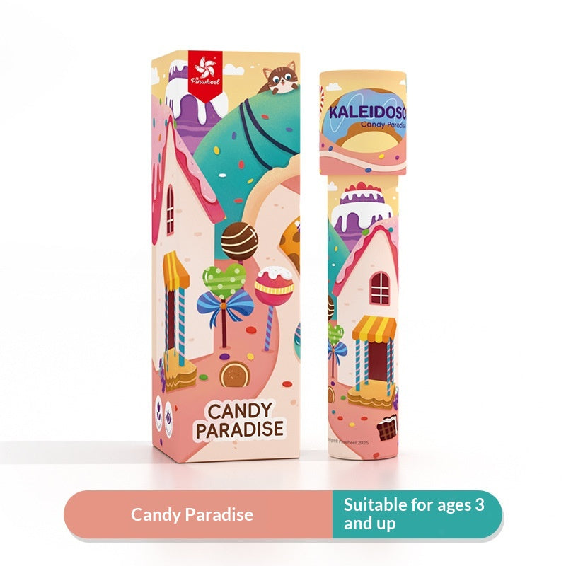 Kaléidoscope multifonctionnel Jouet éducatif pour enfants Prisme triangulaire
