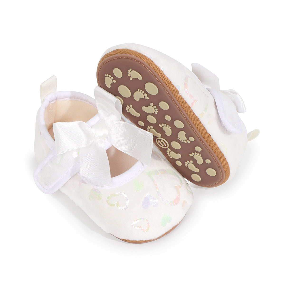Sweet Newborn Princess Bow-Knot First Walkers