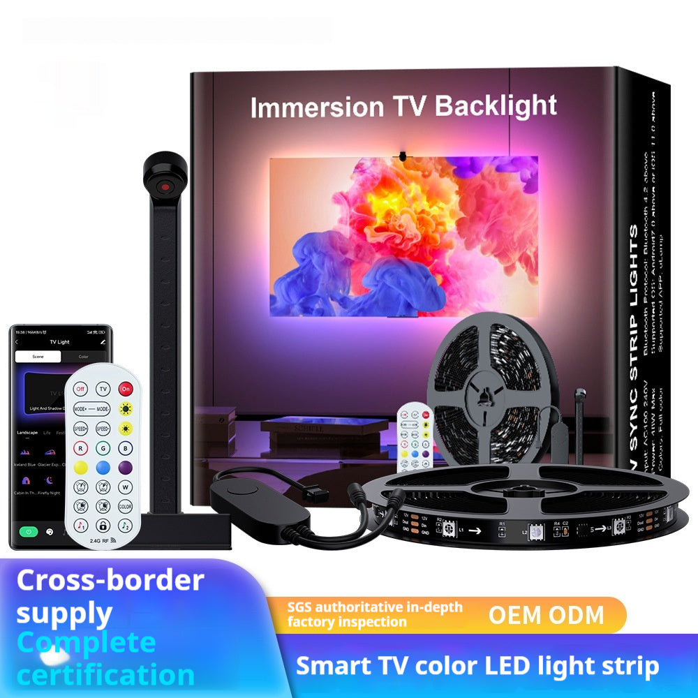 TV Même écran Ambiance Lumière Écran intelligent Lien lumineux synchrone Lumière intelligente colorée