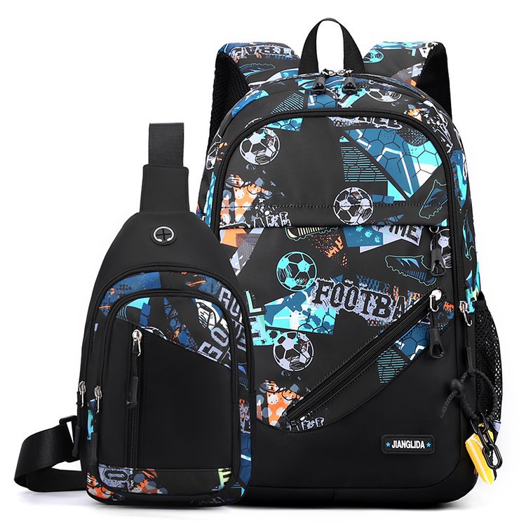 Men's Backpack and Two-Piece Trunk Set