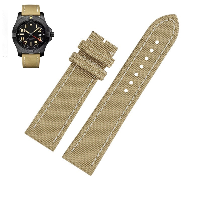 Bracelet de montre entièrement en nylon