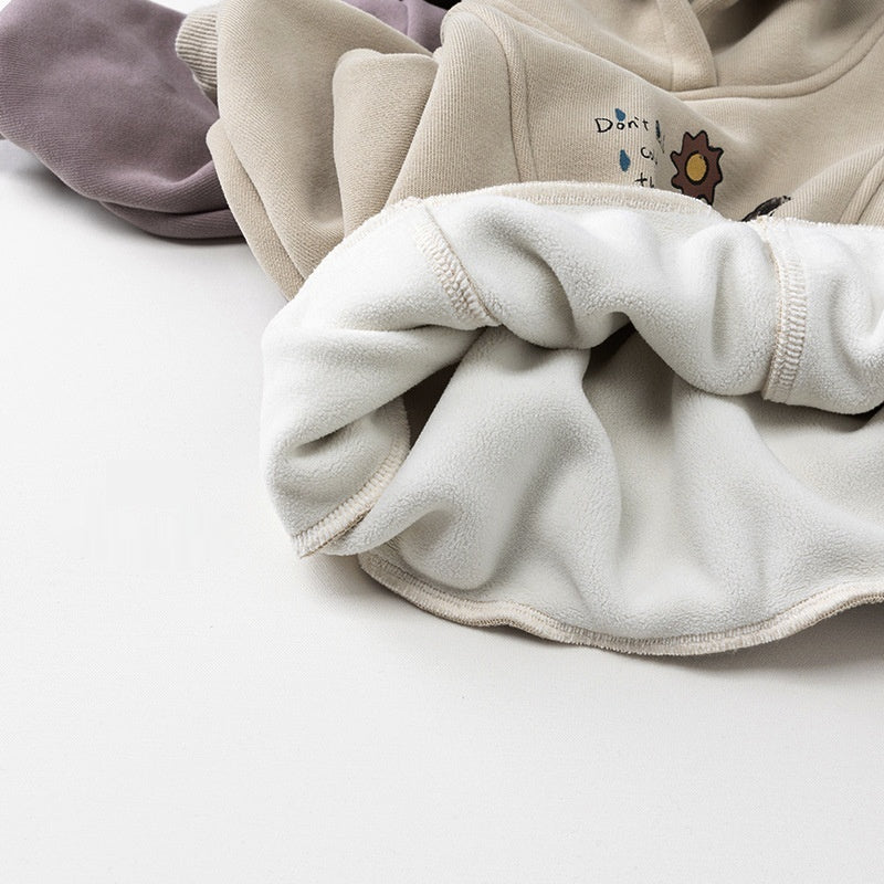 Sweat-shirt à capuche pour l'hiver garde les garçons et les filles chaud