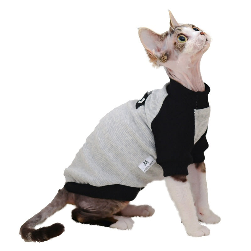 T-shirt de chat sans cheveux pour animaux de compagnie