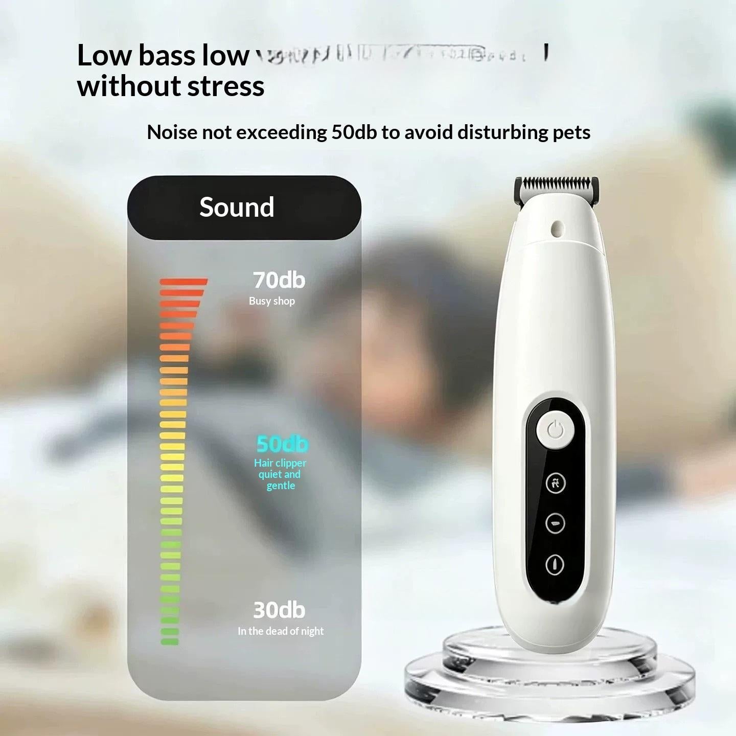 Cheveux de pied de chien Trimmerelectric Clipper spécialement conçu pour les chiens et les chats électriques et Qu