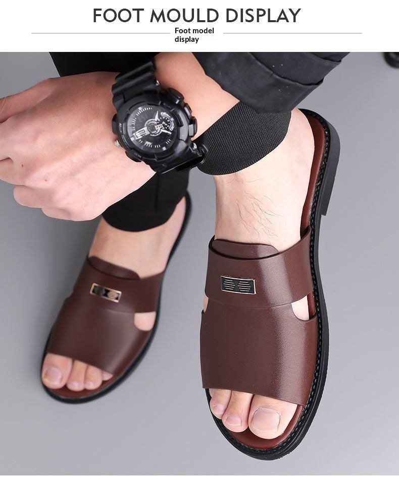 Hommes Casual Respirant polyvalent Pantoufles antidérapantes