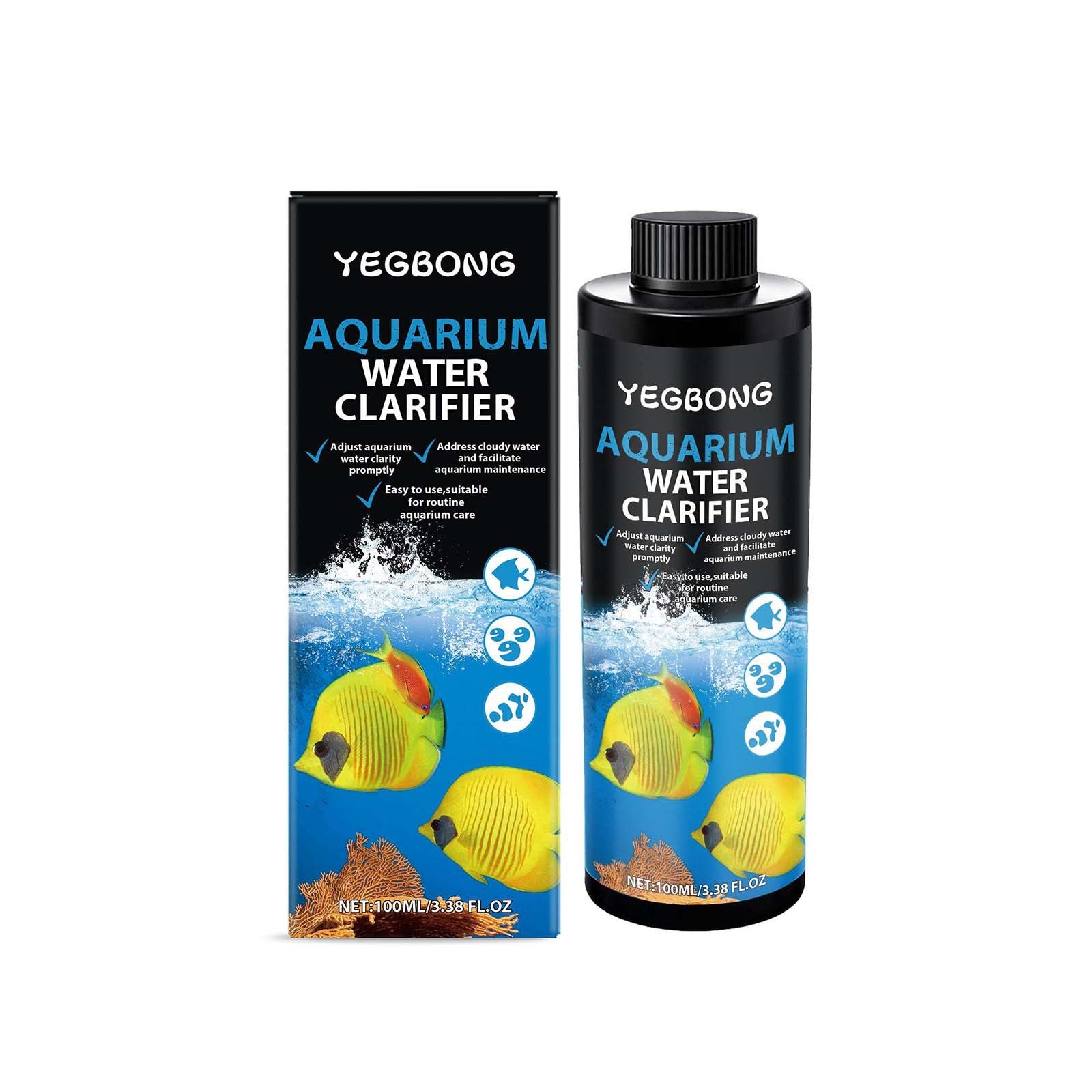 Yegbong Fish Tank Cleaner est approprié pour le nettoyage des aquariums d'eau douce et rend facile