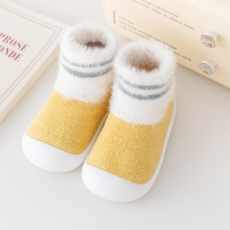 Chaussures pour tout-petit Chaussettes de chambre épaississant Soft Sole