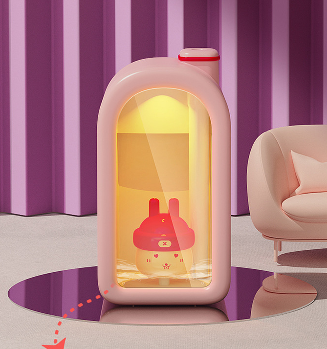 Humidificateur de nuit automatique de boîte aveugle Lapin