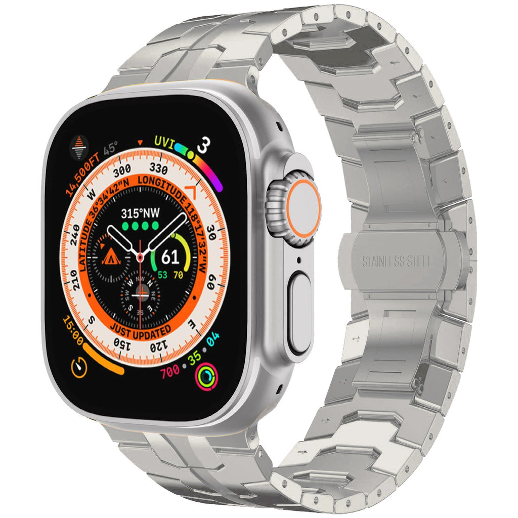 Bracelet en acier inoxydable en acier massif