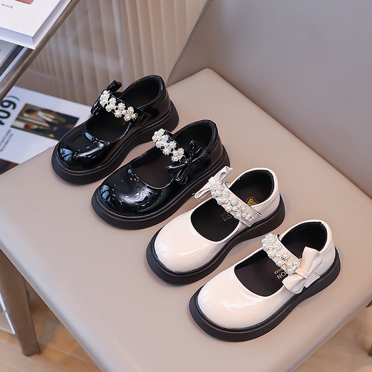Léger Design Chaussures en cuir de fille d'enfant Été Mensées Robe Sparkle Princesse Sh