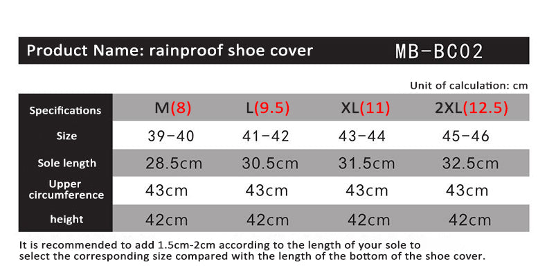 Réflexion High Tube moto imperméable housse de chaussures étanche