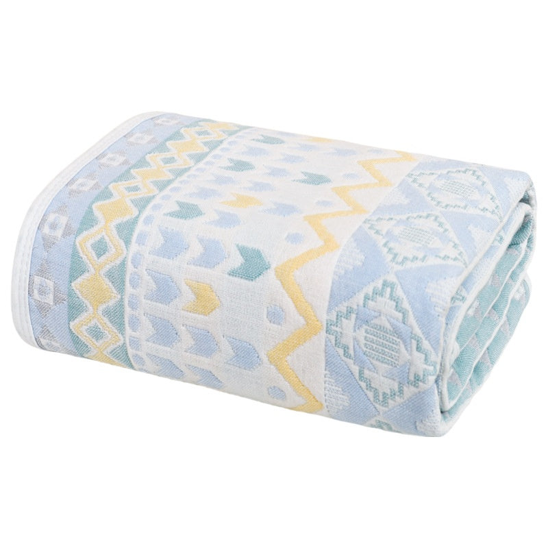 Six-Layer Gauze Soft Cooling Mat Pure Cotton Convient aux mamans et aux bébés