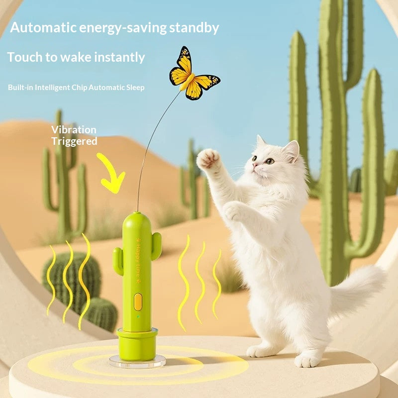 Laser infrarouge et plume 2-en-1 Cat Toyvos animaux de compagnie ultime ennui-busting Gadget
