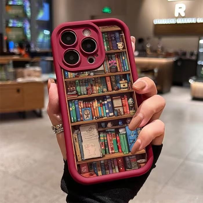 Livres de bibliothèque Coque de téléphone mobile Anti-wear