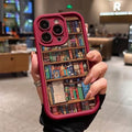 Livres de bibliothèque Coque de téléphone mobile Anti-wear