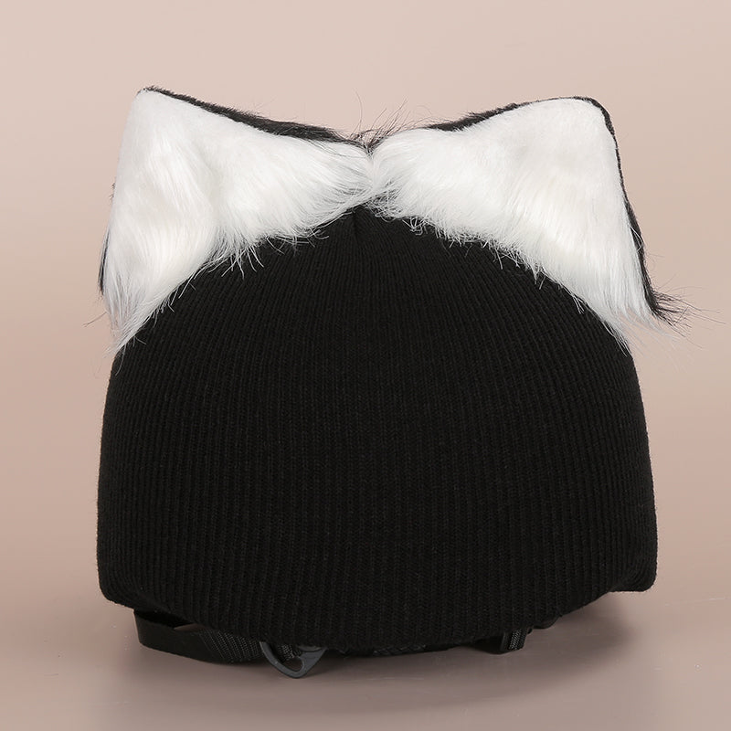Mignon casque de dessin animé et couverture de chapeau