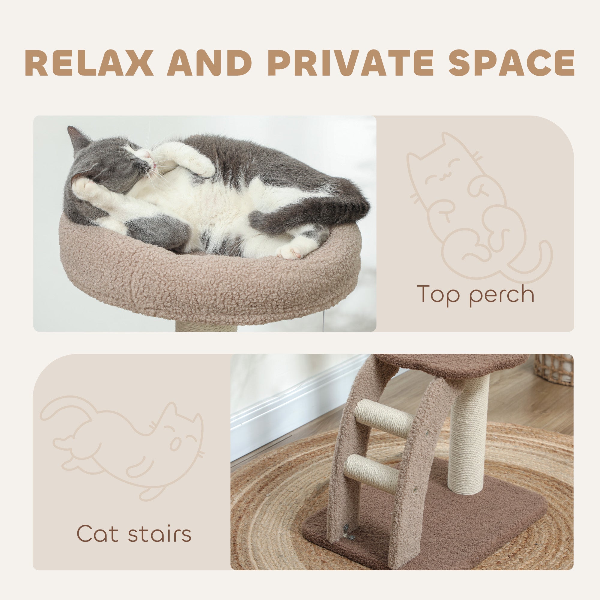 Arbre de chat pour les chats intérieurs