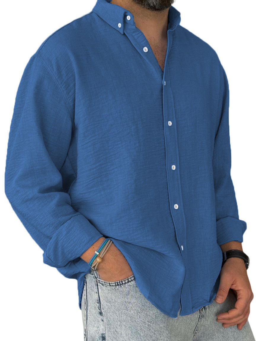 Chemise à manches longues à manches longues pour hommes