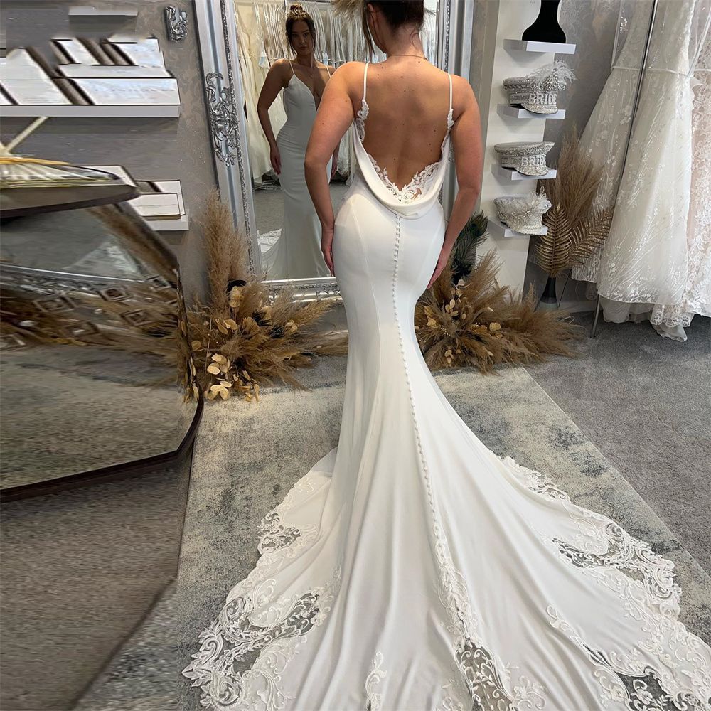 Robe de bienvenue à la trailer de style Mori Super Fairy Satin simple sans-fil