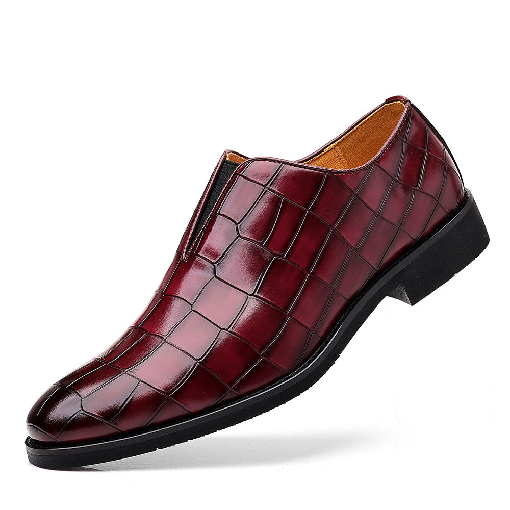 Pattern en pierre Casual Hommes Chaussures en cuir mode Et respirant