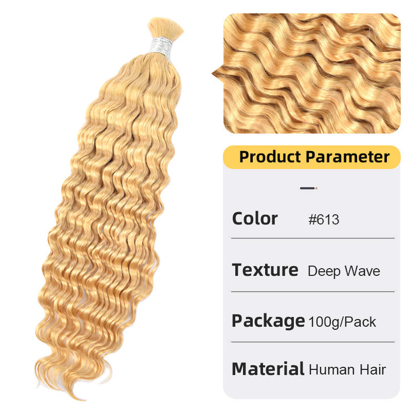 Deep Wave femmes extension cheveux vrac