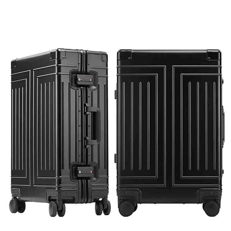 Tout haut de gamme Aluminium en alliage de magnésium Pull Rod Universal Wheel Bagage Compartiment